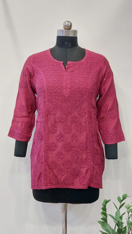 PREMIUM MUSLIN SILK SHORT KURTA